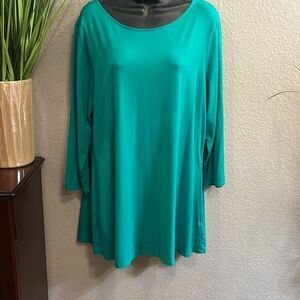 #398 Vision 155 long sleeve knit tunic top size XL